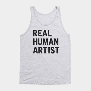 Real Human Artist Tank Top